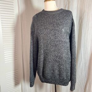 Kazak | Men’s | Sweater | M | Vintage Grey Black Thick Knitted Sweater